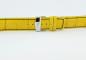 Preview: Lexa Kalb- Lederband mit Faltschließe 20mm gelb Quick Release