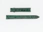 Preview: Baume&Mercier Lederband, grün, glänzend 13 / 12 Länge 115/65