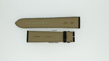 Cartier Lederband / Seide / Gold - 18,15 / 16,5 Länge 80 / 85