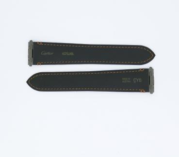 Cartier Lederband für Roadster, hellbraun, matt 21/17,6, 115/115