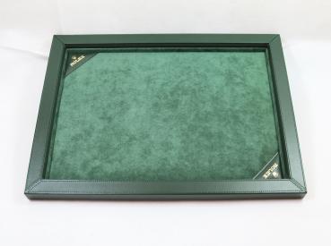 Rolex Vorlage Tableau - Tablett 90er Jahre / Grün / 375 x 277 x 25mm