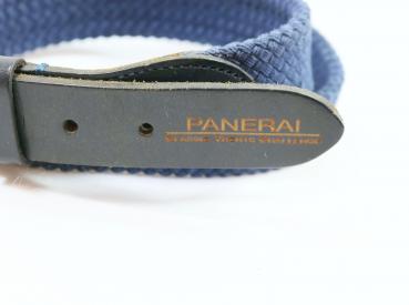 Panerai Gürtel / Blau-schwarz / 100cm geflochten