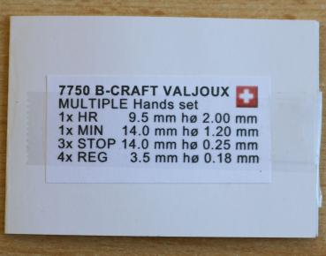 Swiss Made Zifferblatt und Zeigersatz für Valjoux 7750 Chronograph