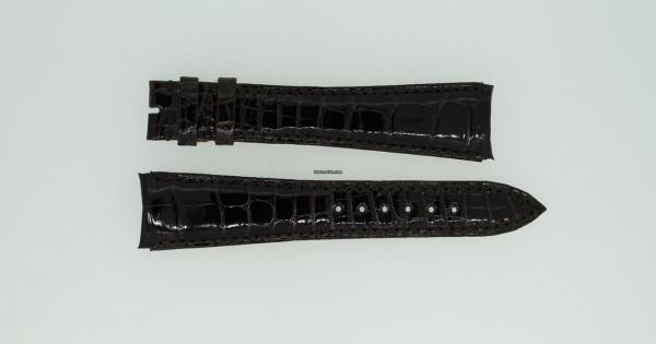 Audemars Piguet Lederband / Alligator / Dunkelbraun - 22/20 Länge 115/95