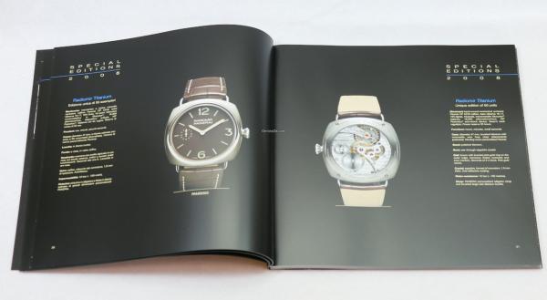Panerai Uhren Katolog Special Editions 2008-2012 / 270x270mm