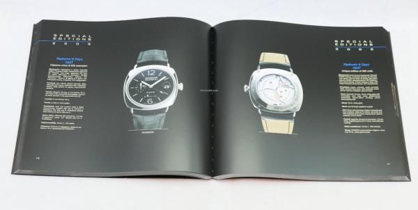 Panerai Uhren Katolog Special Editions 1997-2010 / 270x270mm