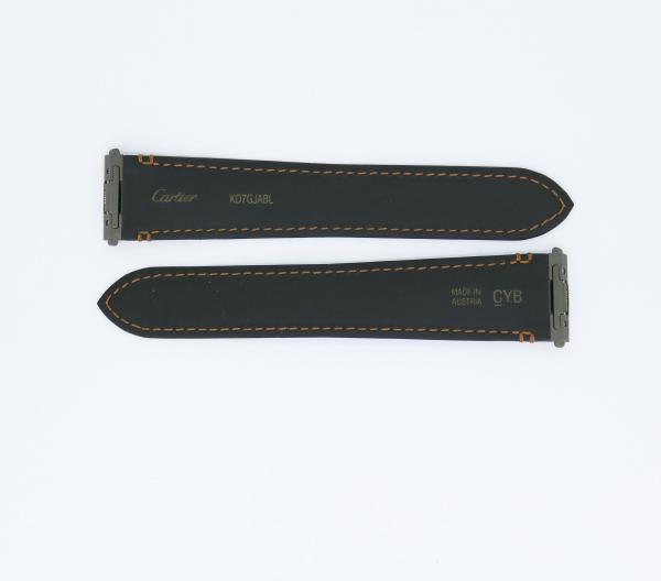Cartier Lederband für Roadster, hellbraun, matt 21/17,6, 115/115