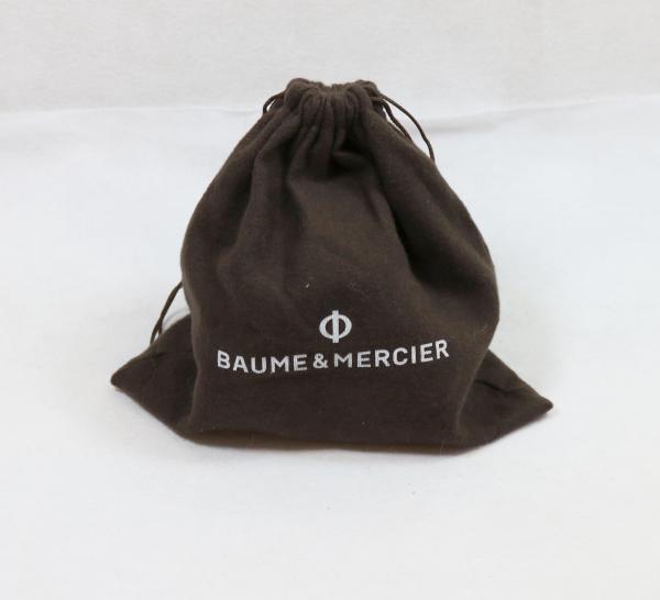 Baume & Mercier Reise Box / Travel Box / Service Box / beige / mit Aufbewahrungsbeutel