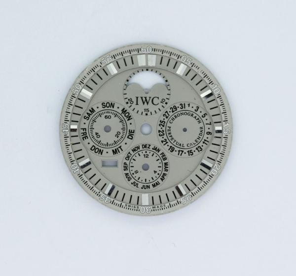 IWC Zifferblatt GST Perpetual Calendar 36,6mm, Grau, Deutsch